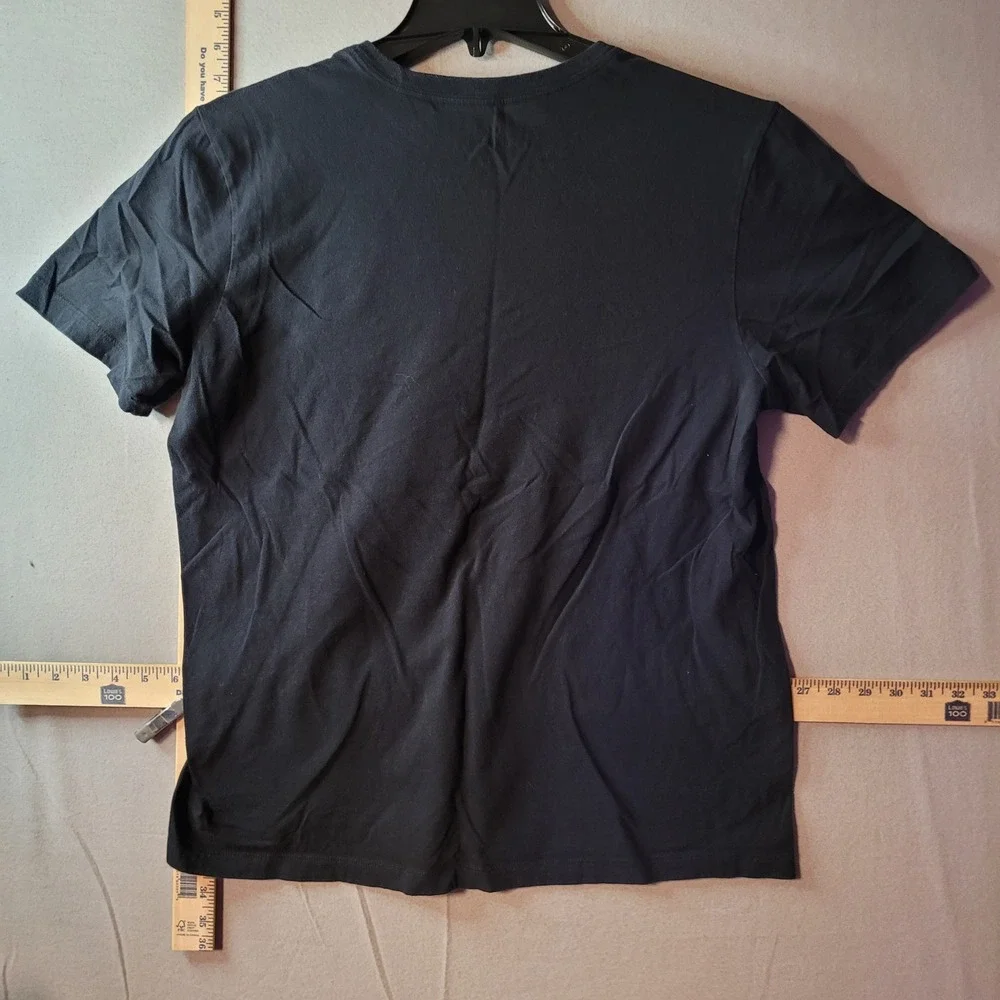 Nike Mens‎ Just Do It Graphic T-Shirt Black White Swoosh Logo Large AR5006-010
